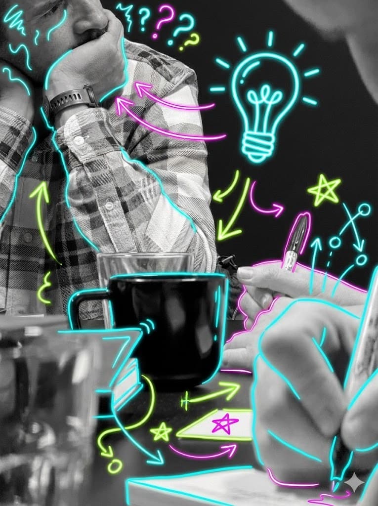 Schéma du Brand OS montrant la connexion équipes internes, agences et données